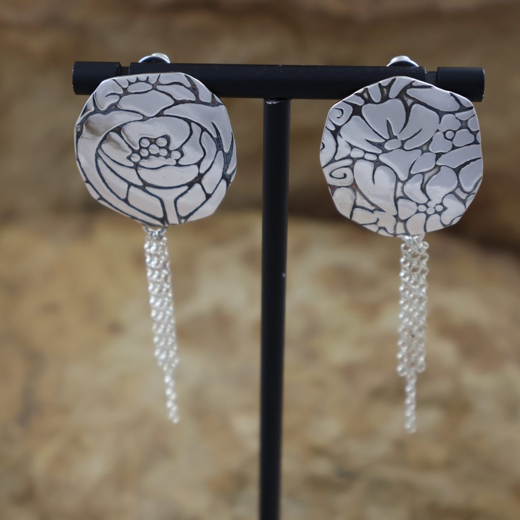 Boucles d’oreilles "À Fleur de Peau"