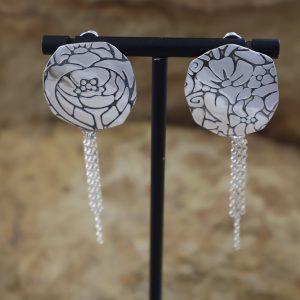 Boucles d’oreilles "À Fleur de Peau"