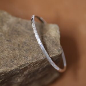 Bracelet Jonc "Éclats d'argent"