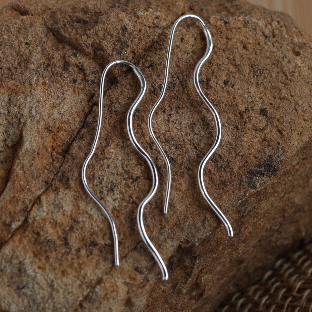 Boucles d’oreilles "Ondes"